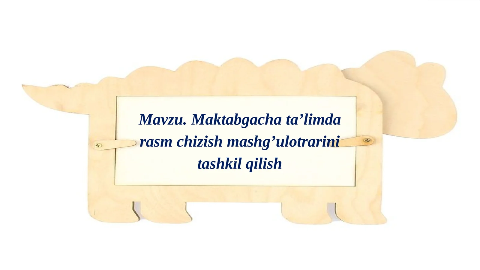 Maktabgachata'lim darasini chizish mashg'ulotlari