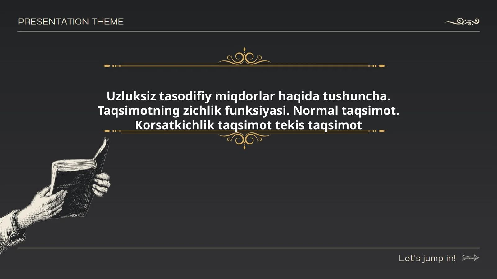 Uzluksiz tasodifiy miqdorlar