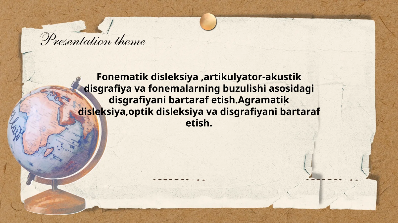 Fonematik disleksiya va disgrafiya