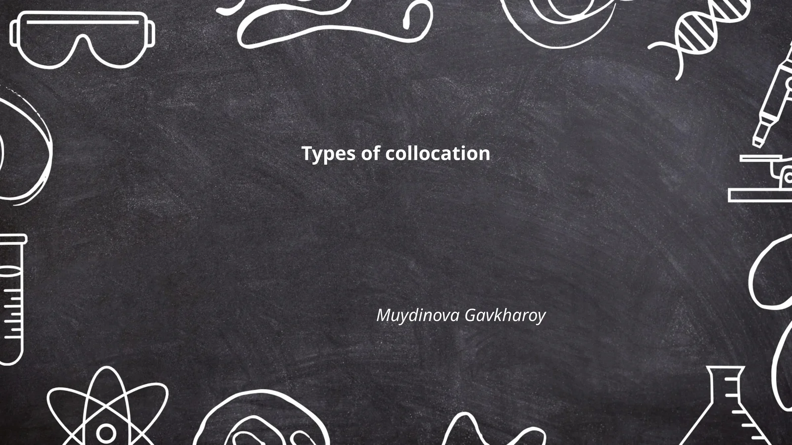 Types of collocation