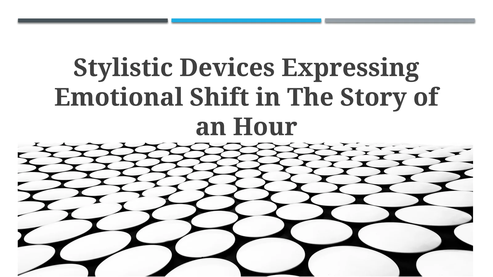 Stylistic Devices Expressing Emotional Shift in The Story of an Hour