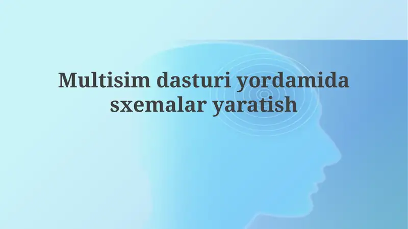 Multisimdasturiyordamidasxemalaryaratish