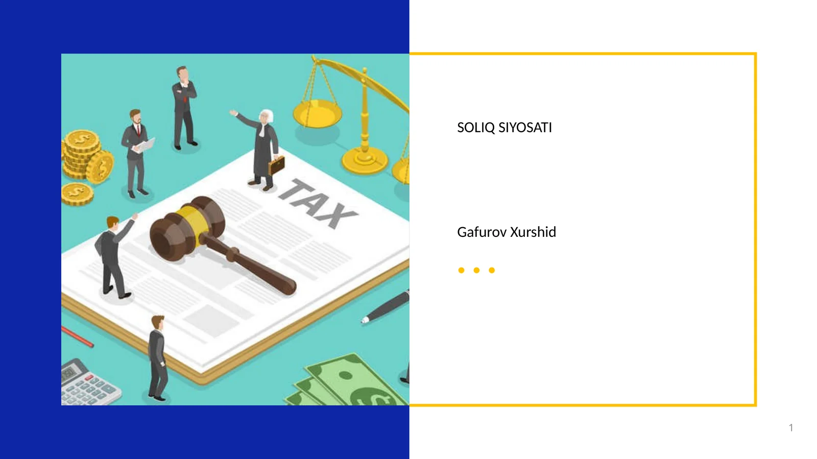 SOLIQ SIYOSATI