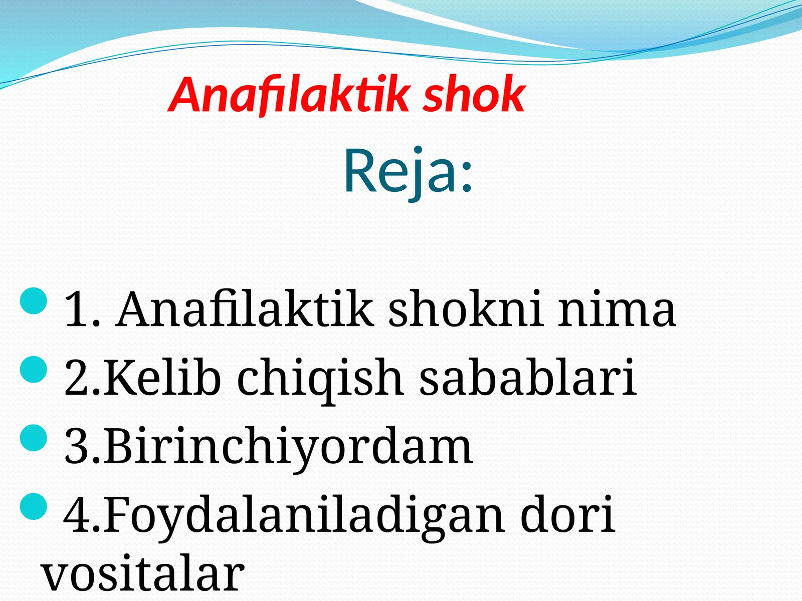 Anafilaktik shok
