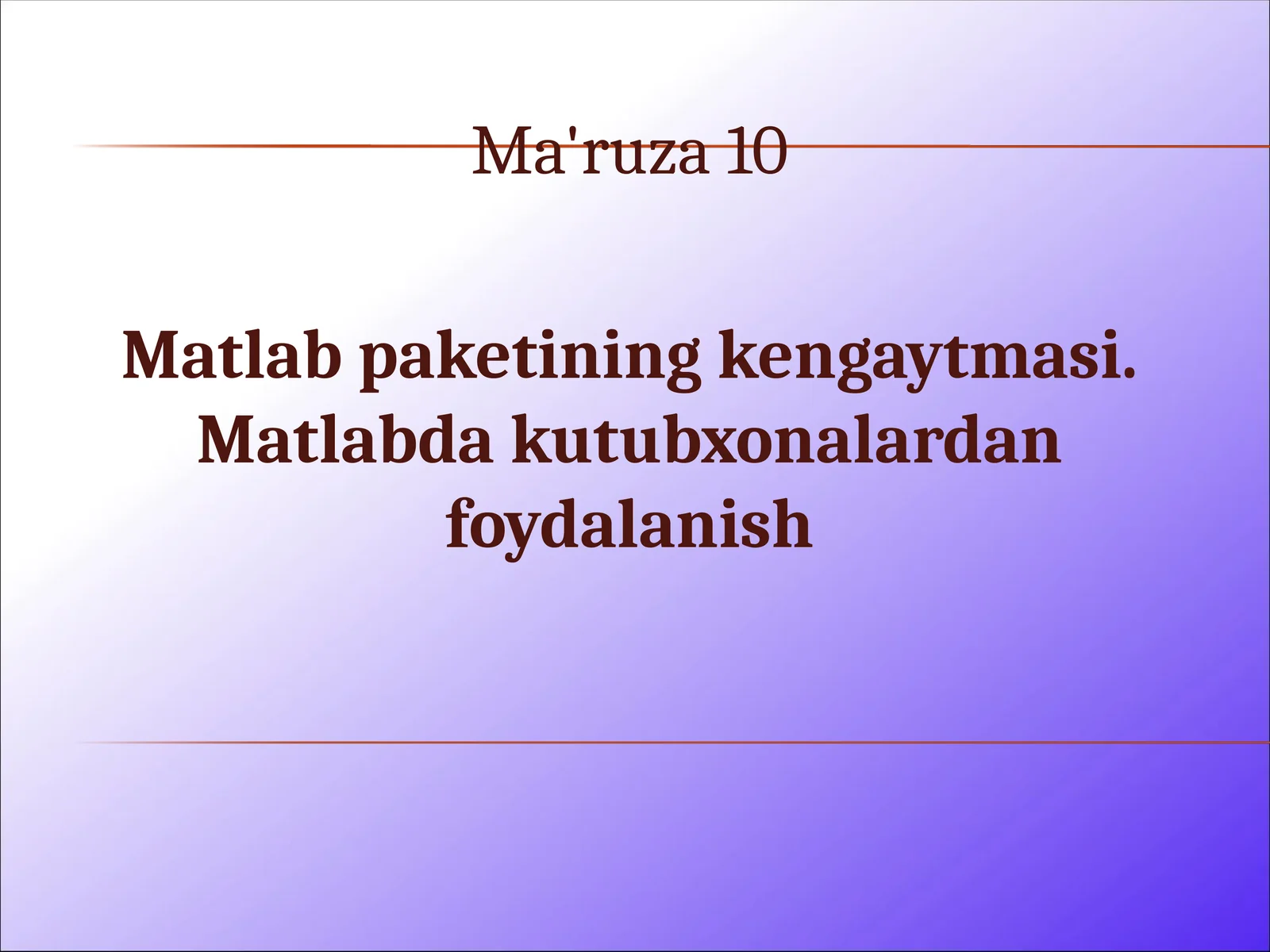 matlab paketikining kengaytmasi