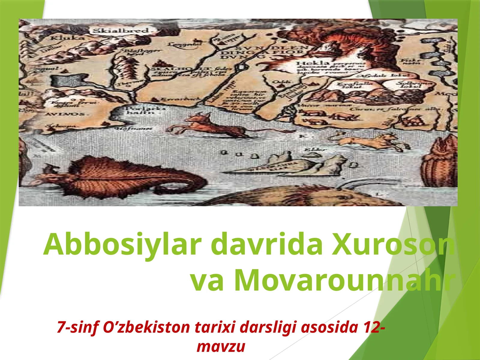 Abbosiylar davrida Xurosonva Movarounnahr