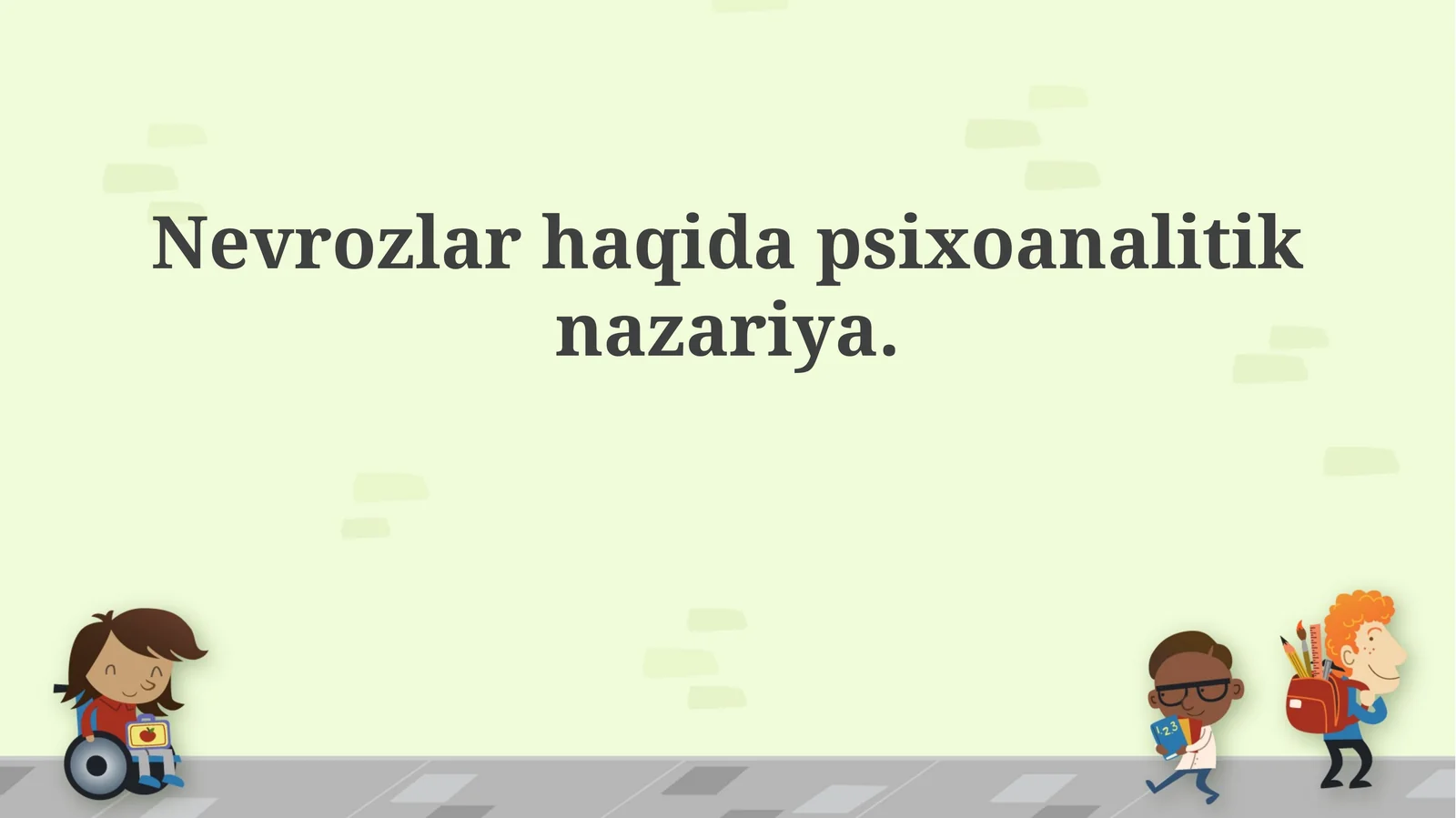 Nevrozlar haqida psixoanalitik nazariya