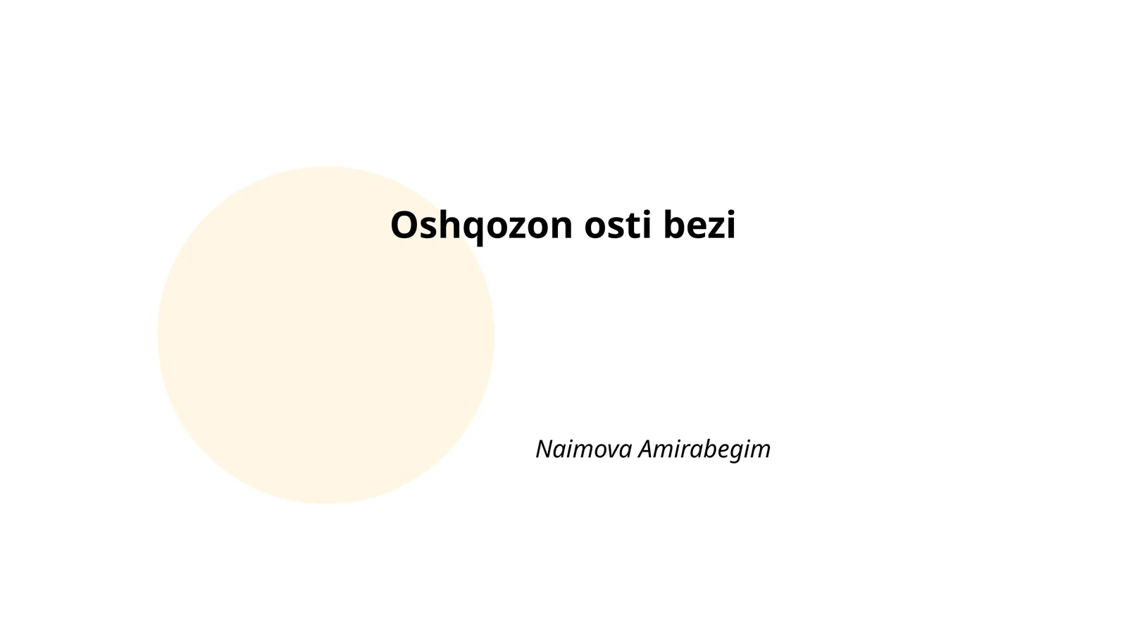 Oshqozon osti bezi