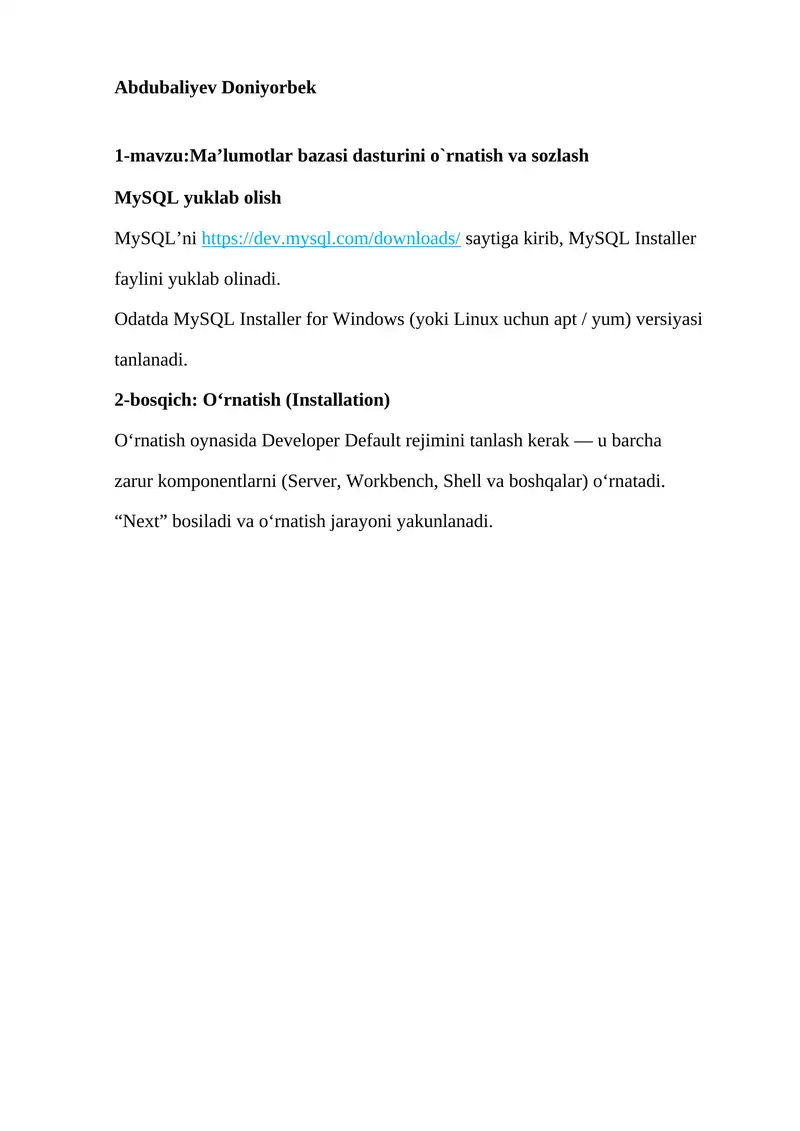 Draw.io / Lucidchart’da ER-diagrammalar loyihalash (Telefonlar do‘koni)