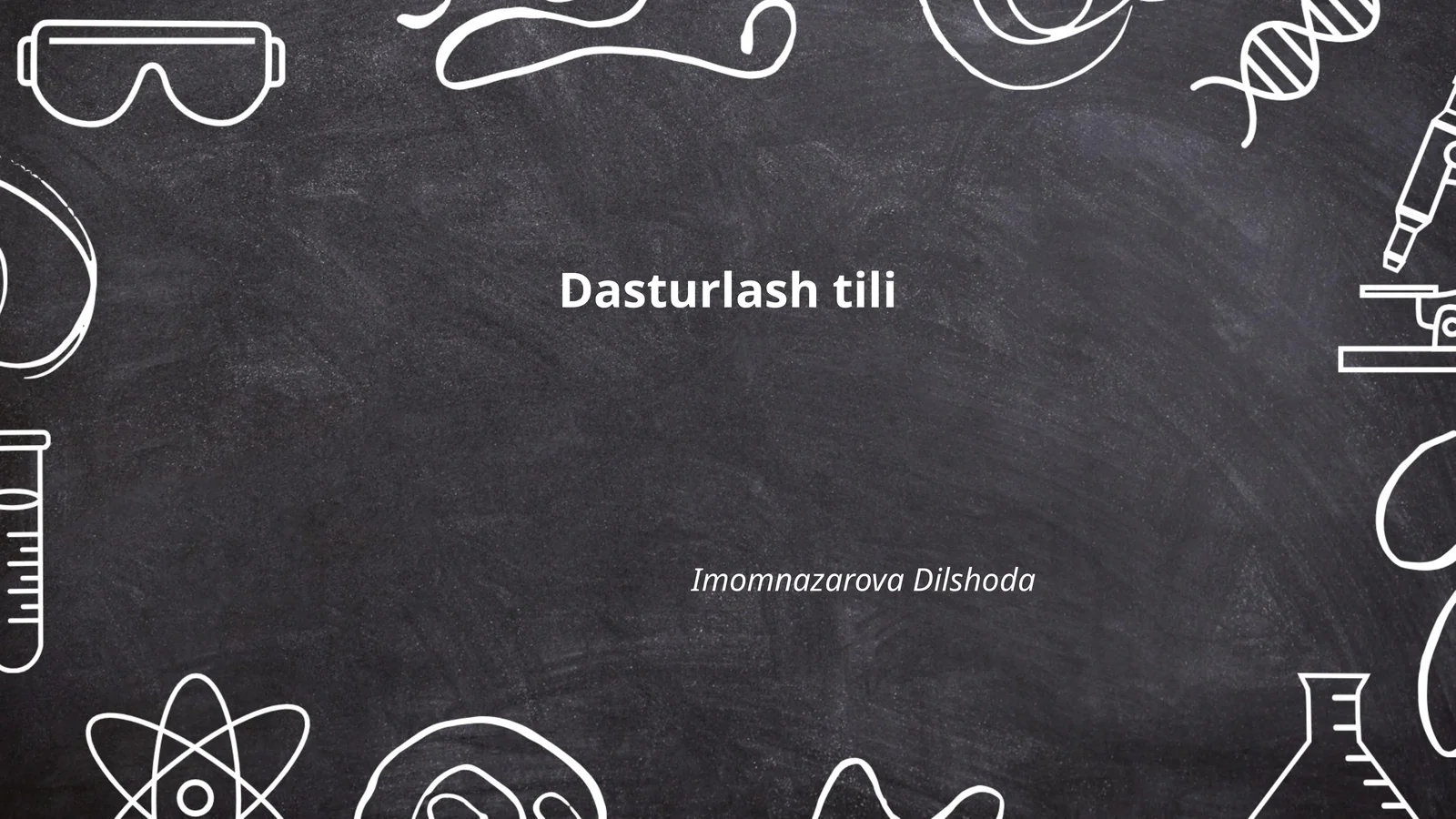 Dasturlash tili