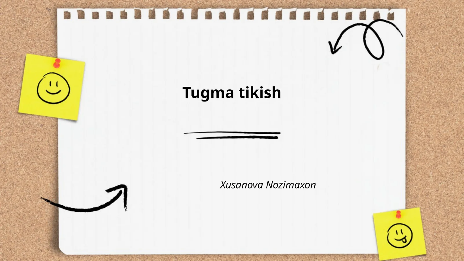 Tugma tikish