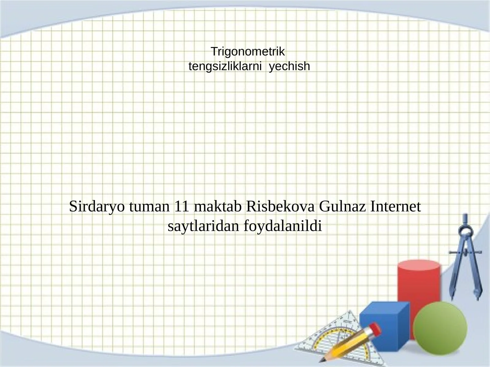 Trigonometrik tengsizliklar