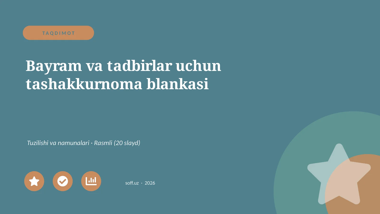 Tashakkurnoma blankasi