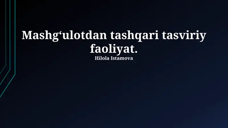 Ijodkorlik va rivojlanish