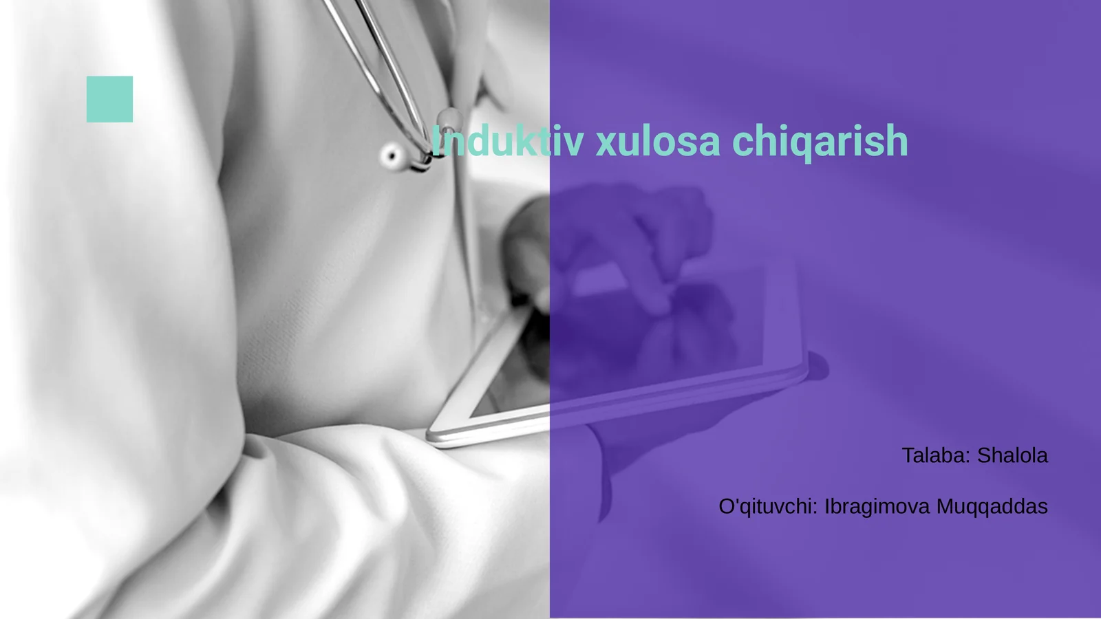 Induktiv xulosa chiqarish