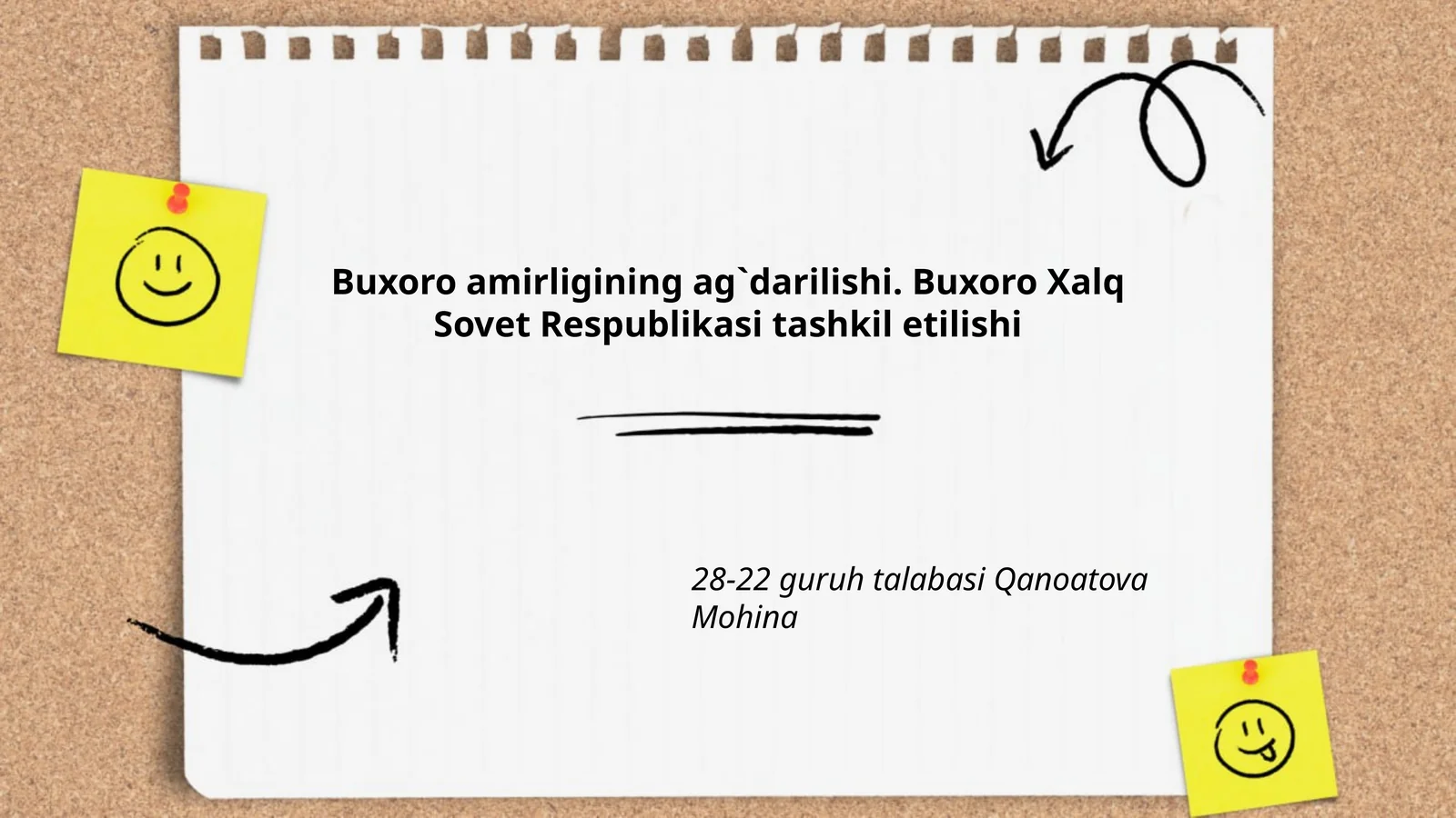 Buxoro amirligining ag`darilishi. Buxoro Xalq Sovet Respublikasi tashkil etilishi