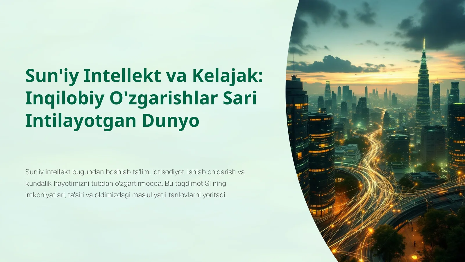 Suniy intlellekt taqdimot uchun