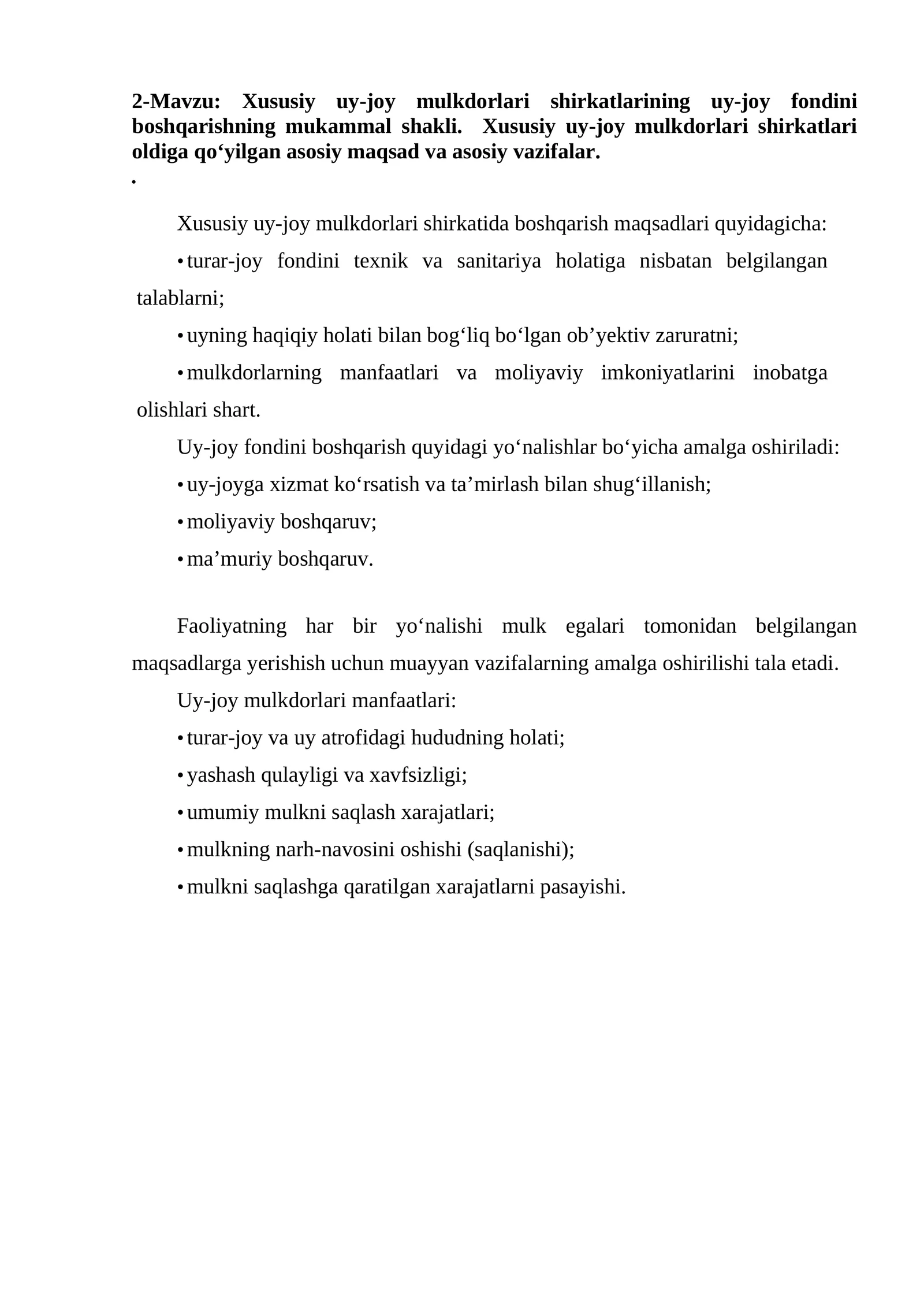 Xususiy uy-joy mulkdorlari shirkatlari