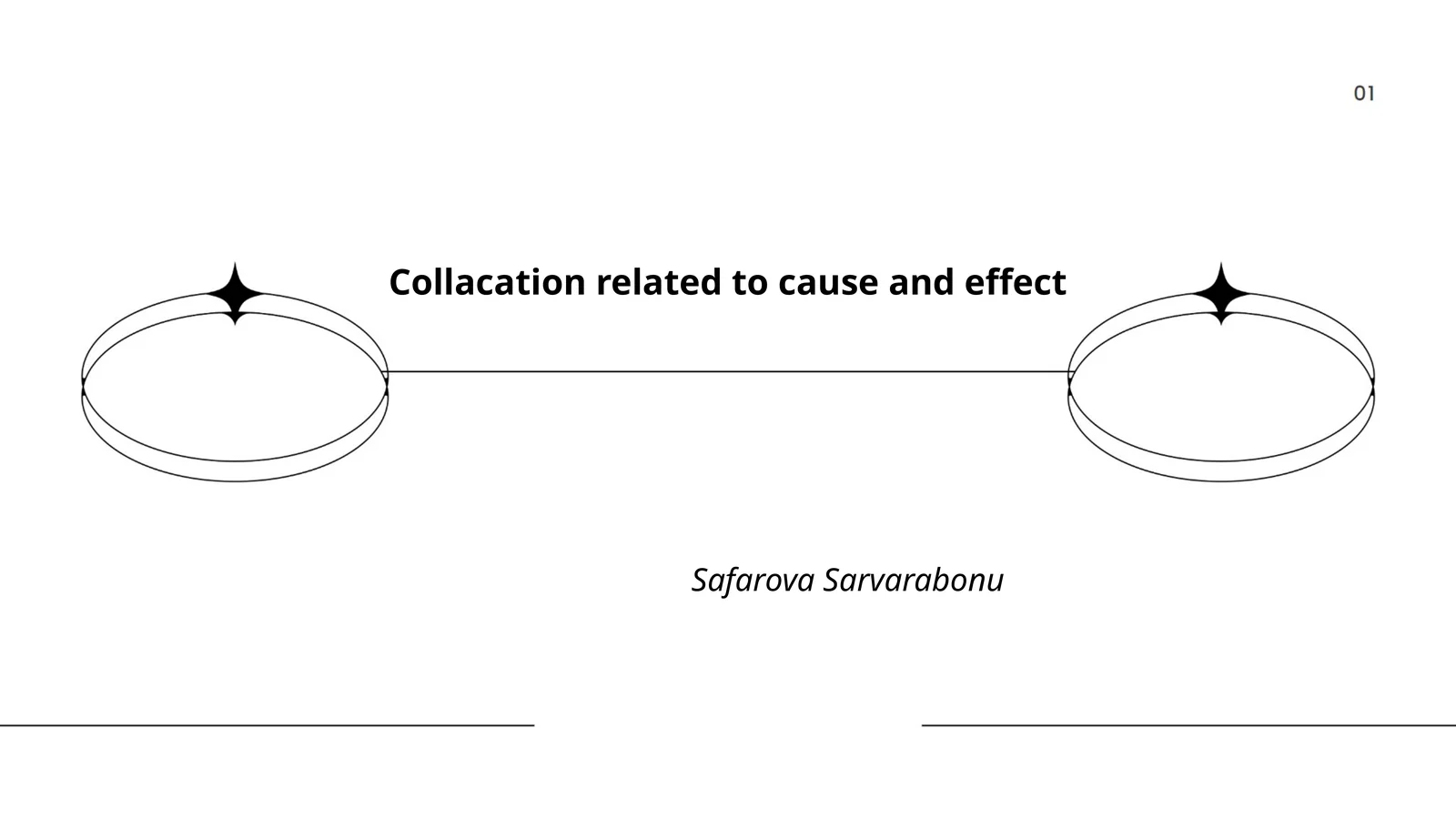 Collacation related to cause and effect