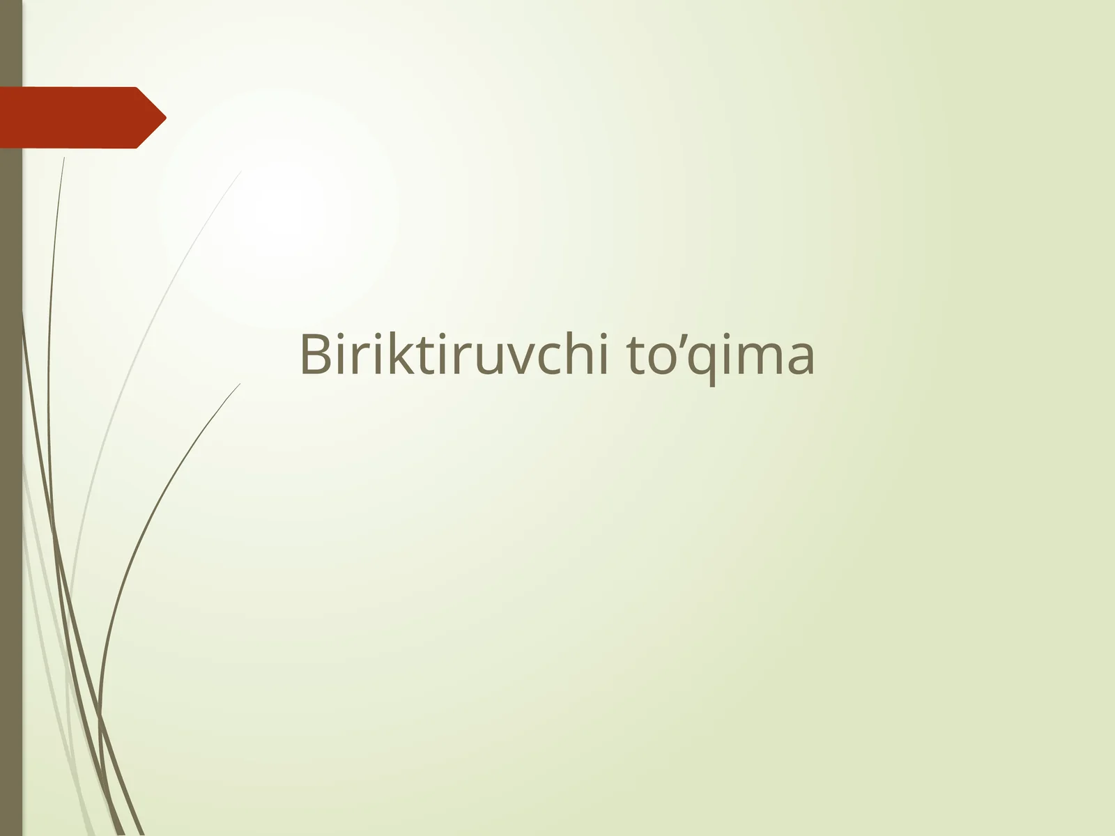 Biriktiruvchi to’qima