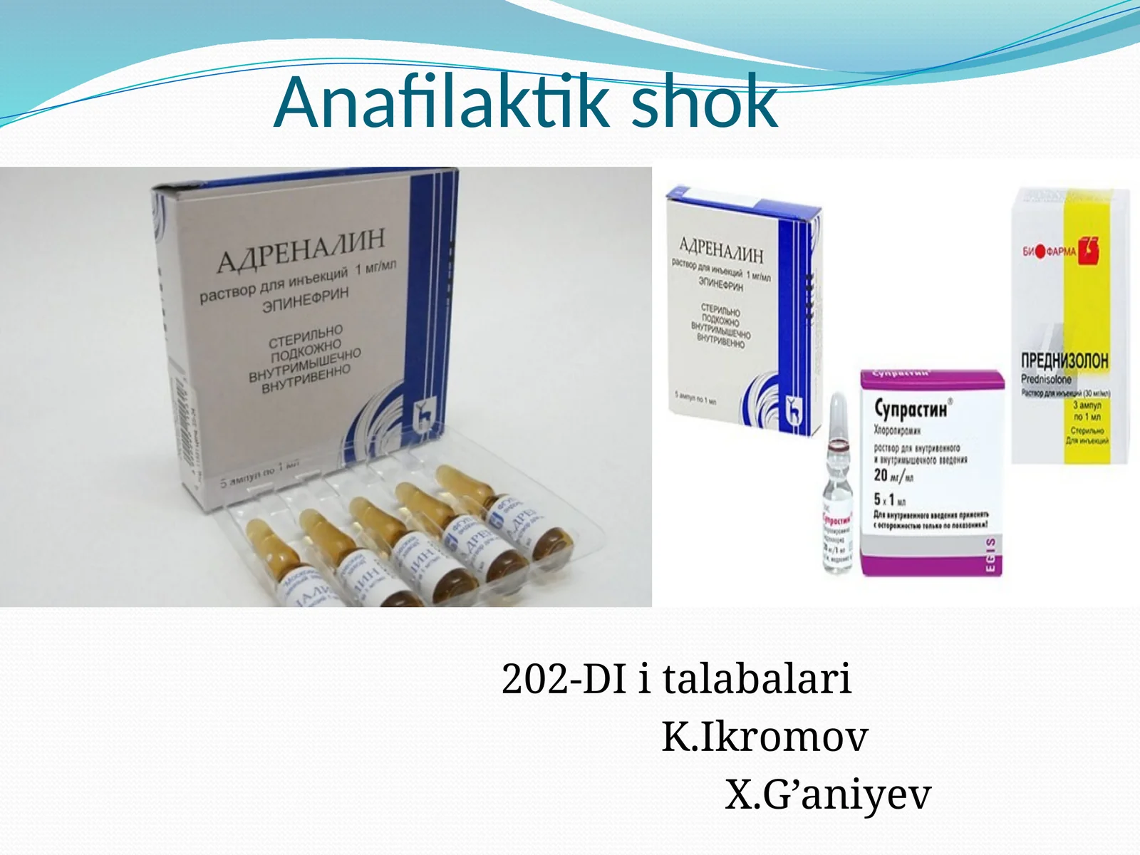 Anafilaktik shok