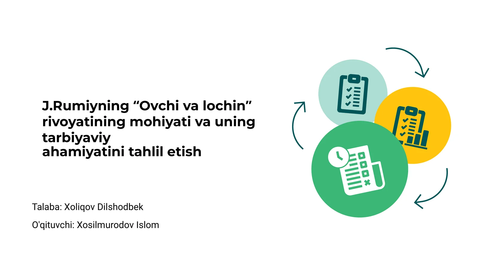 Ovchi va lochin rivoyati