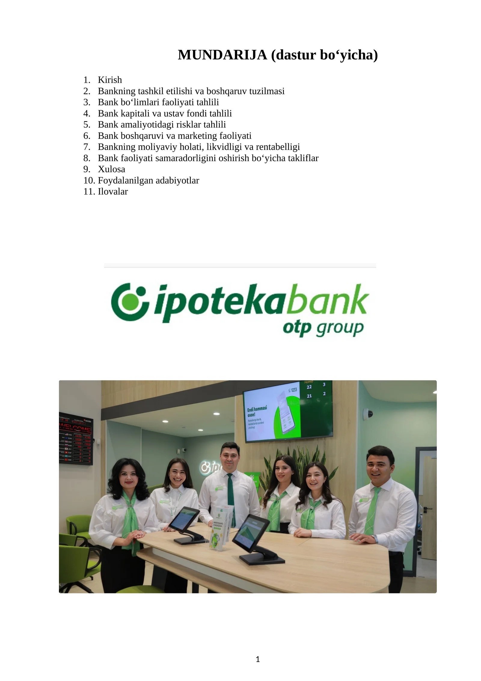 Ipotekabank hisobot