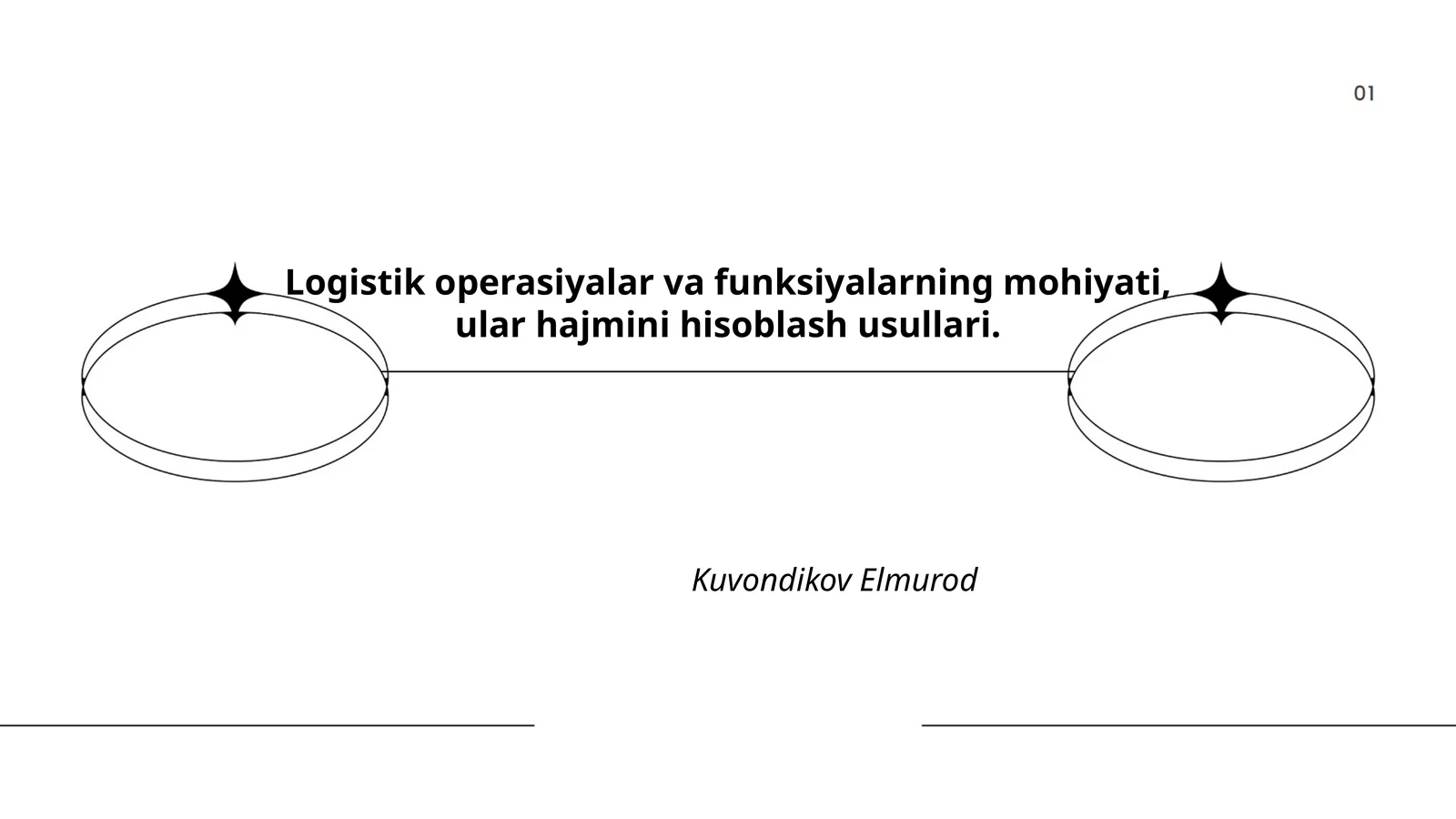 Logistik operasiyalar va funksiyalarning mohiyati