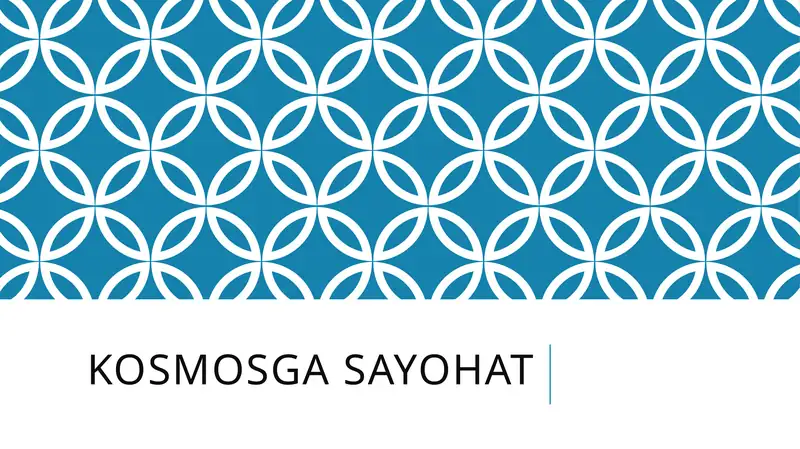 Kosmosgasayohat