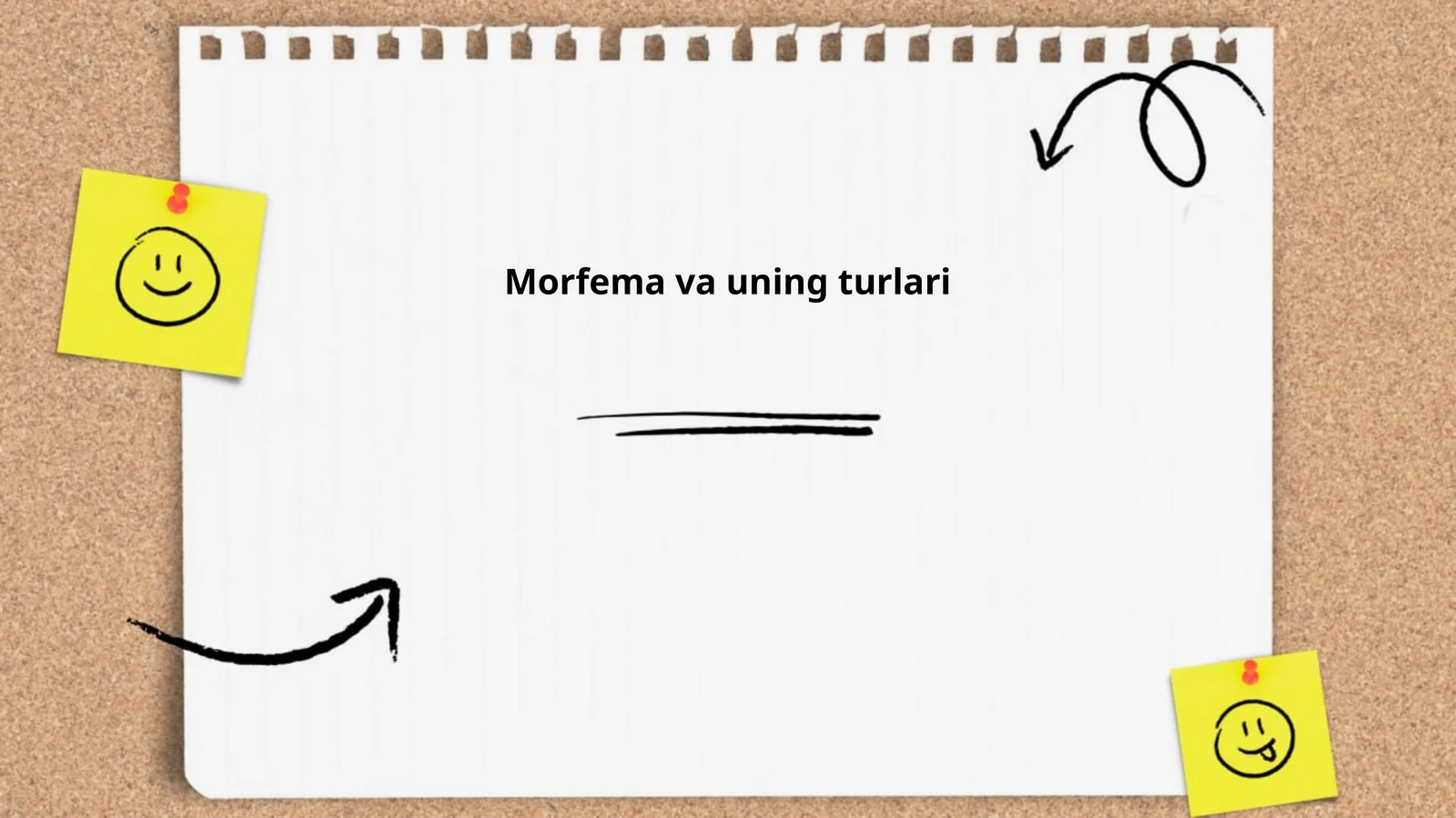 Morfema va uning turlari