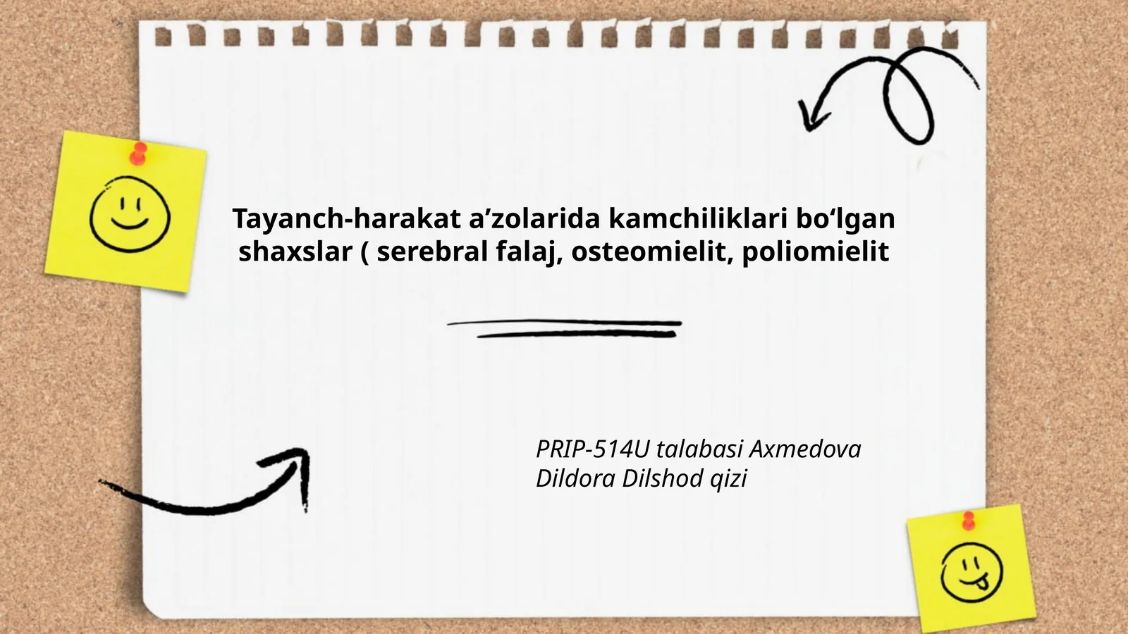 PRIP-514U talabasi Axmedova Dildora Dilshod qizi