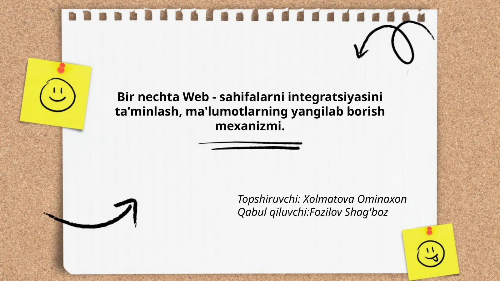 Veb-sahifalarni integratsiyalash strategiyalari