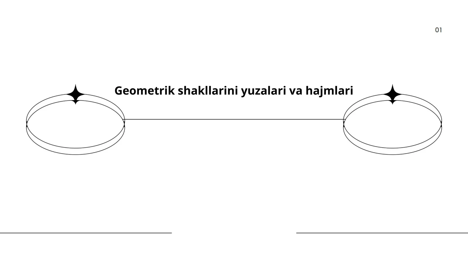 Geometrik shakllarini yuzalari va hajmlari