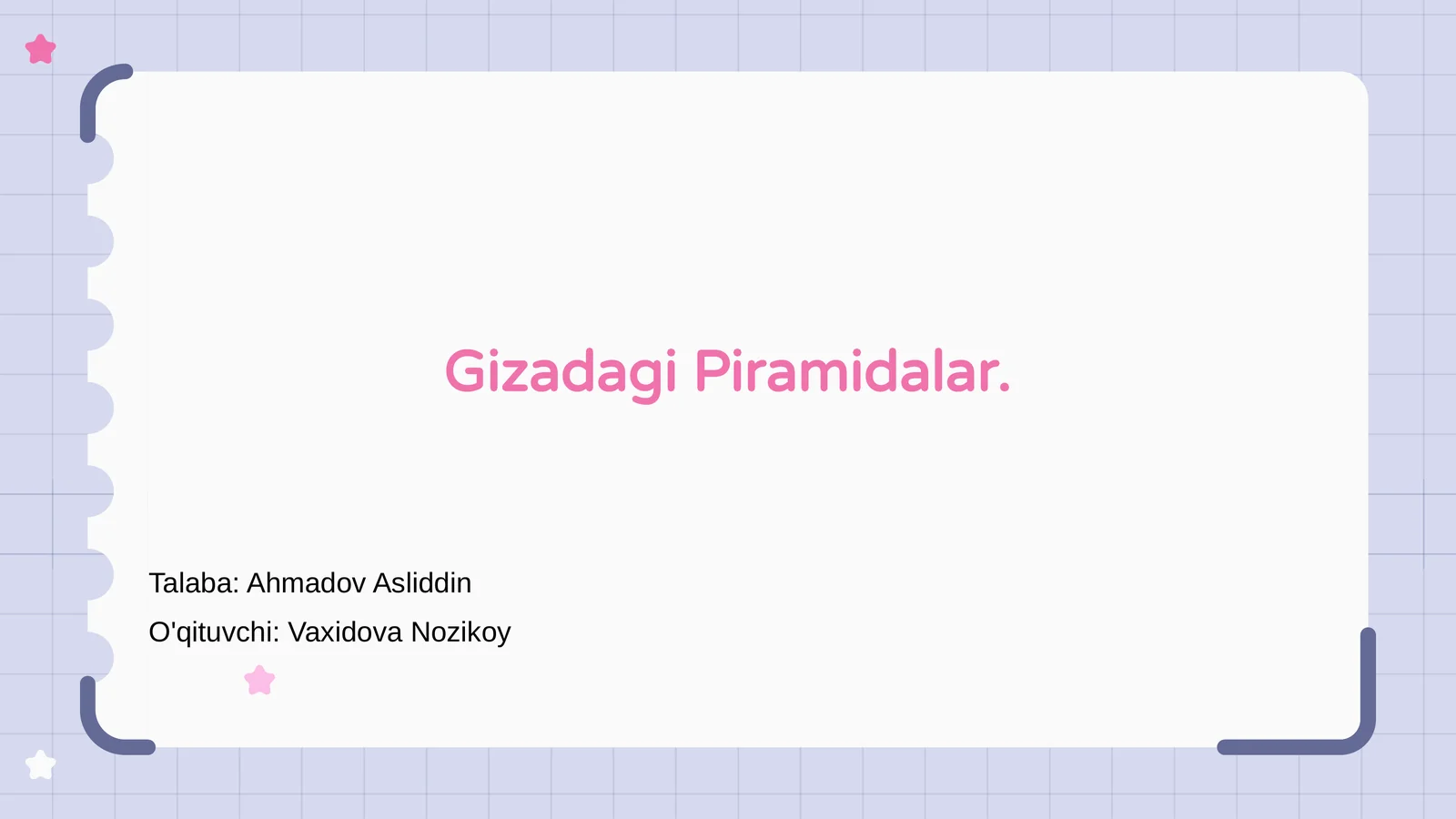 Gizadagi Piramidalar