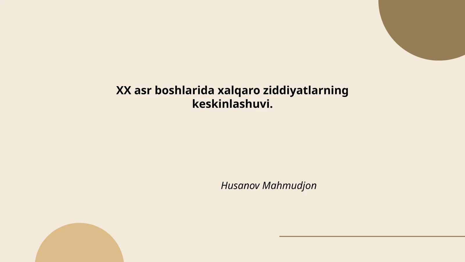 Imperialistik raqobat va koloniyalarning bo‘linishi