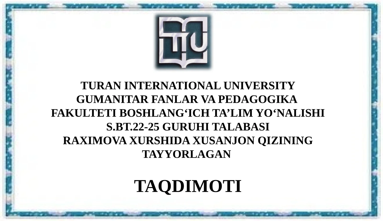 O‘qish savodxonligi darslarida an’anaviy usullardan foydalanish