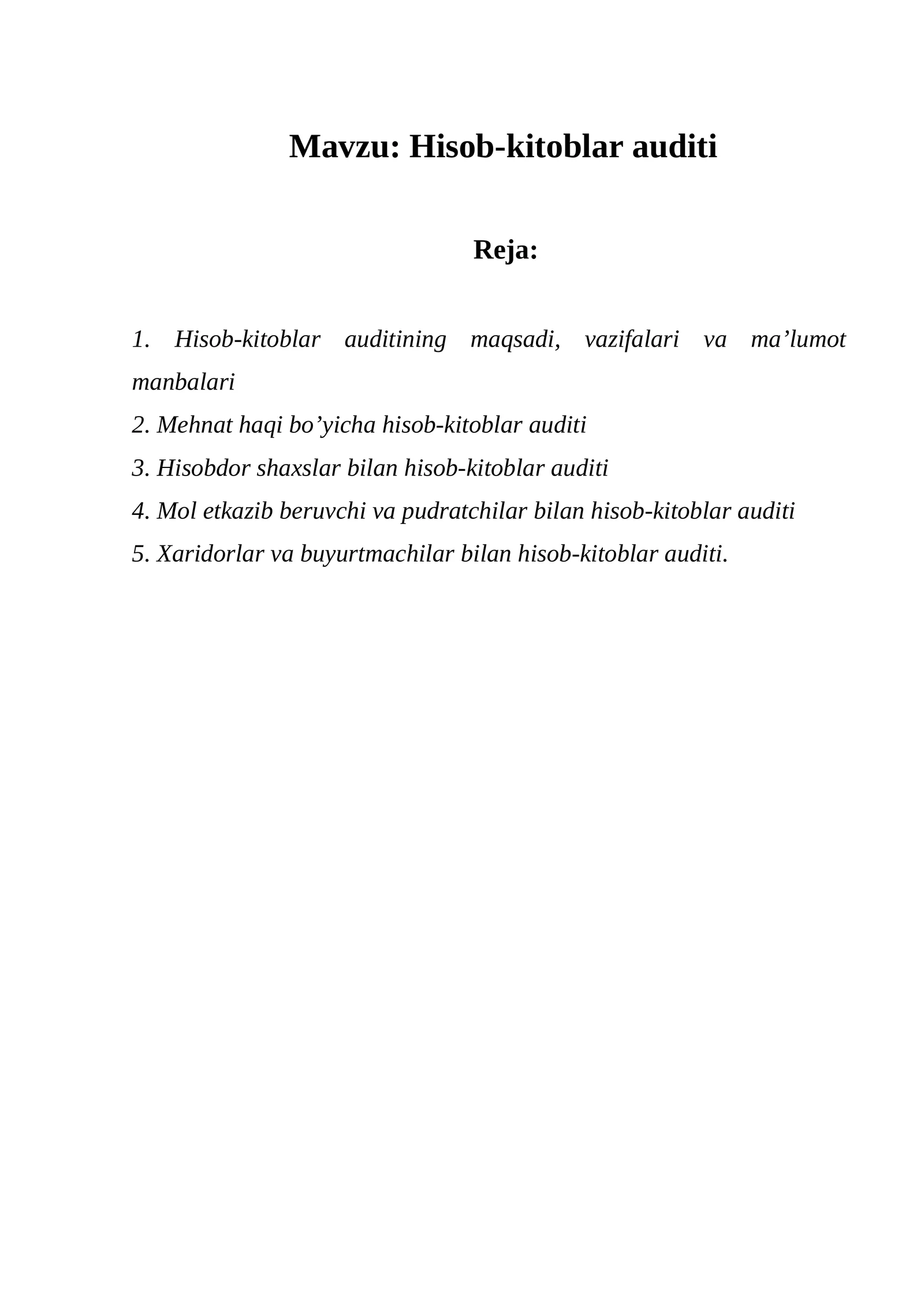 Hisob-kitoblar auditi