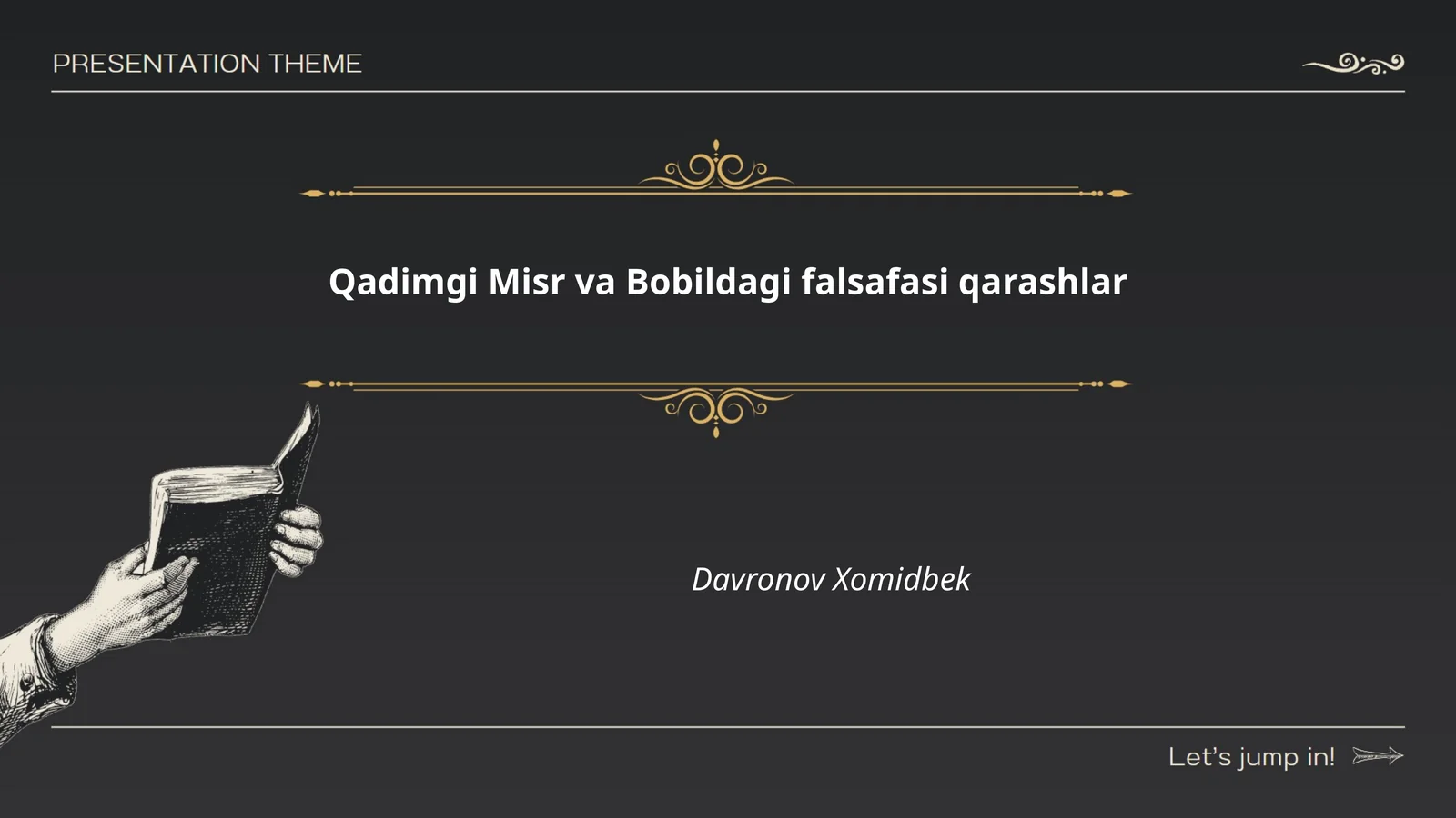 Qadimgi Misr va Bobildagi falsafasi qarashlar