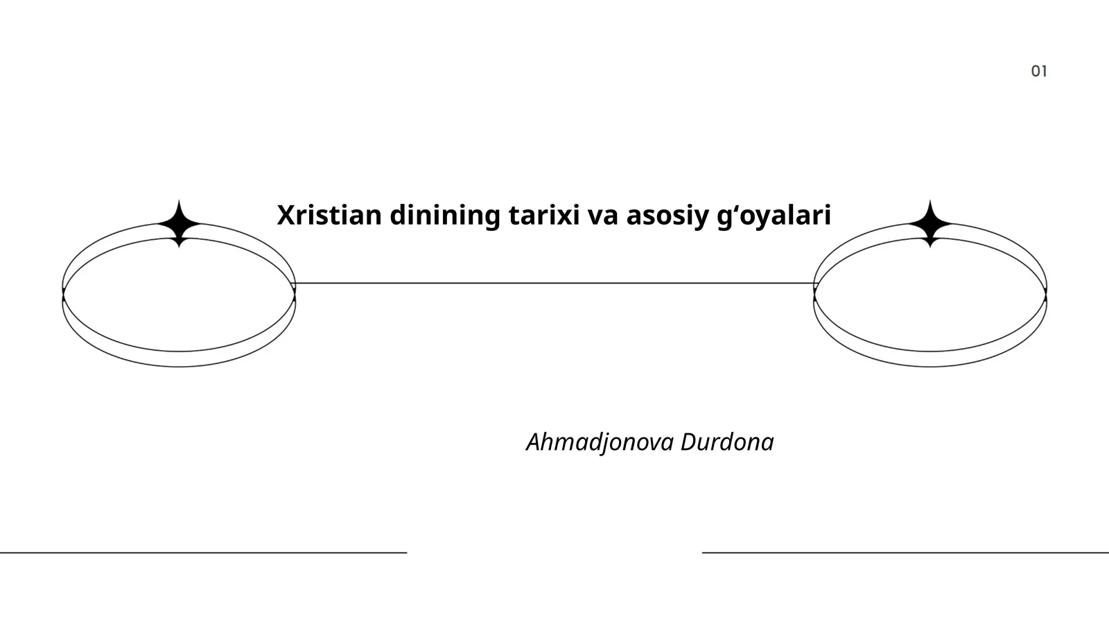 Xristian dinining tarixi va asosiy gʻoyalari