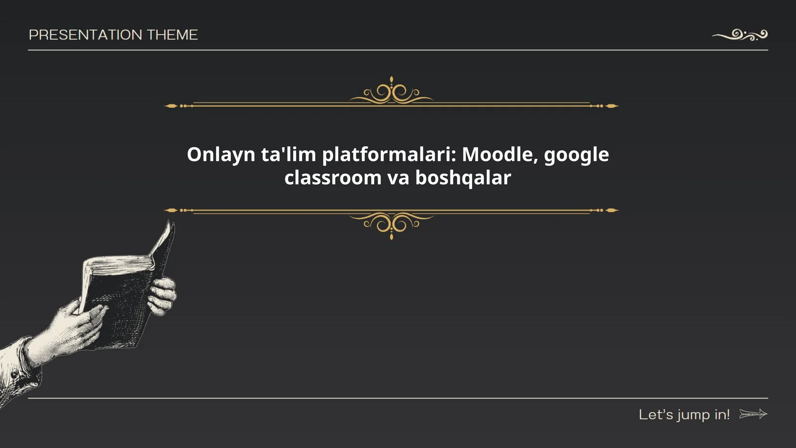 Onlayn ta'lim platformalari: Moodle, google classroom va boshqalar