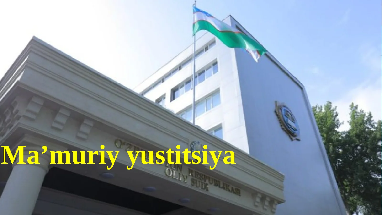Ma’muriy yustitsiya