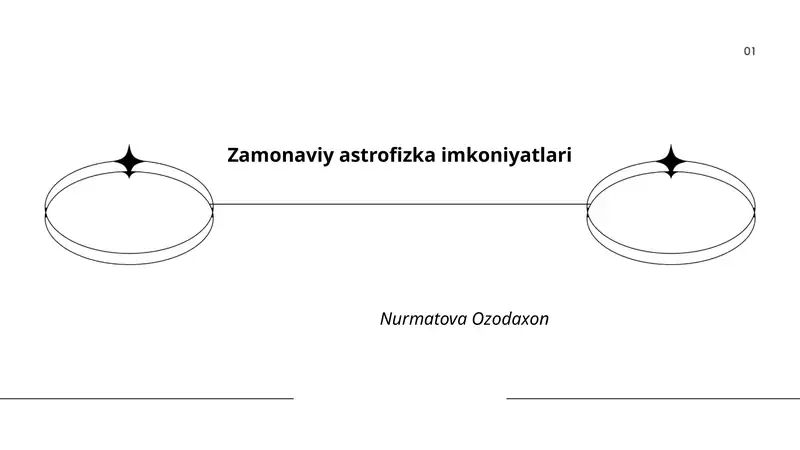 Zamonaviy astrofizka imkoniyatlari