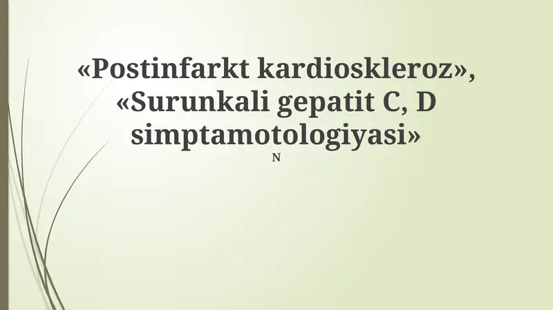 Surunkali Gepatit S