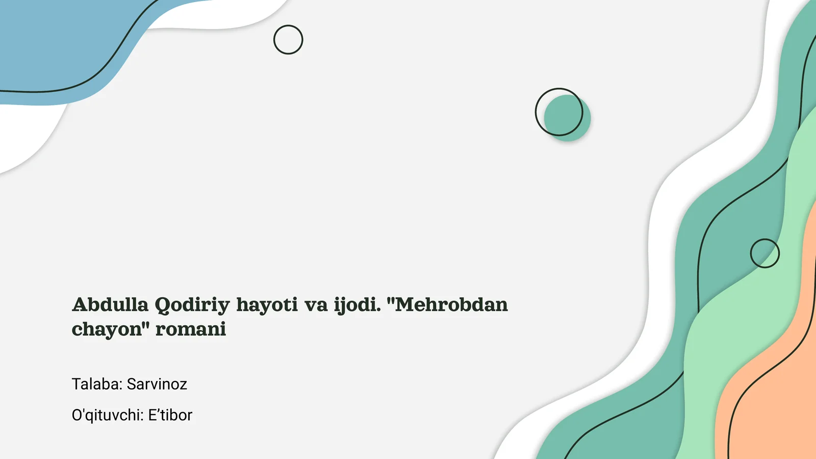 Mehrobdan chayon romani