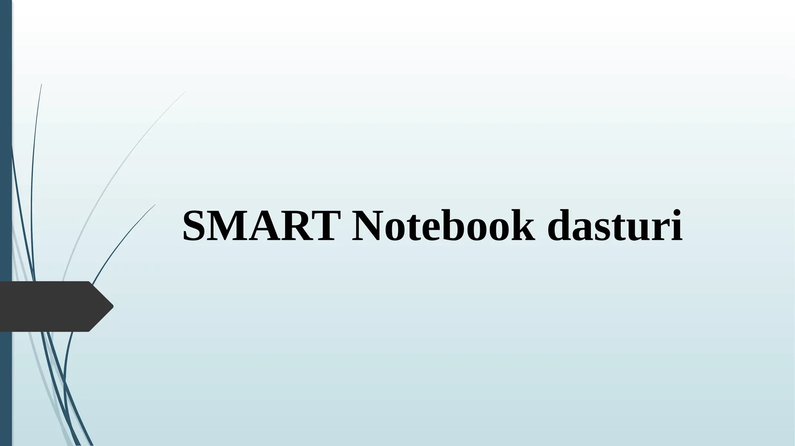 SMARTNotebookdasturi