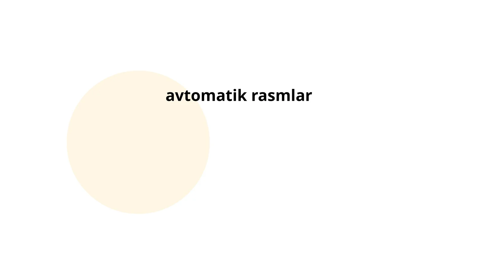 Avtomatik rasmlar