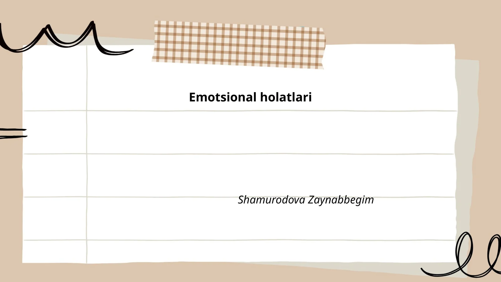 Emotsional holatlari