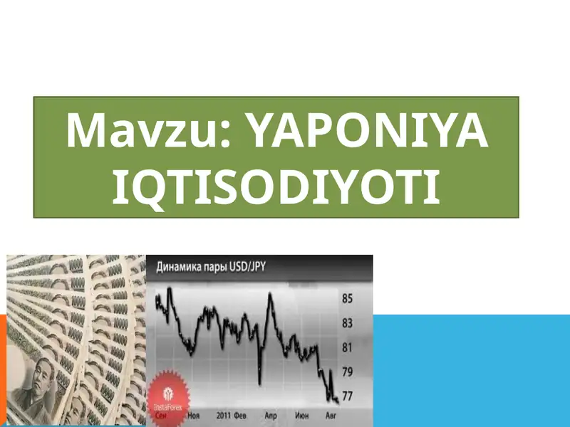 YAPONIYA IQTISODIYOTI
