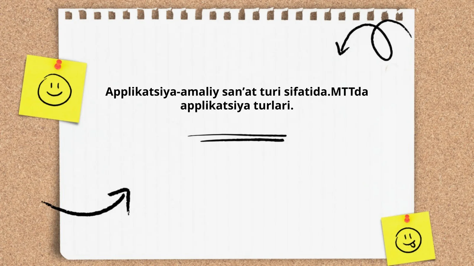 Applikatsiya-amaliy sanʼat turi sifatida.MTTda applikatsiya turlari