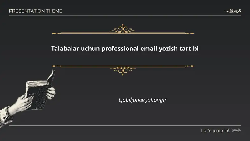 Talabalar uchun professional email yozish tartibi